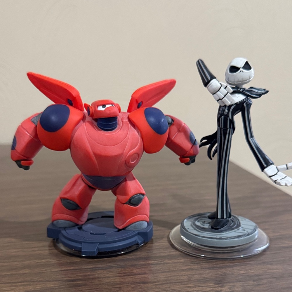 Baymax and Jack Skeleton